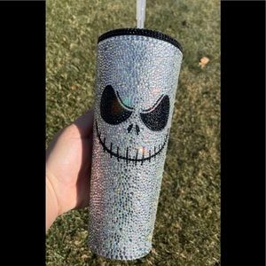 Bedazzled Tumbler Jack Skellington from The Nightmare Before Christmas